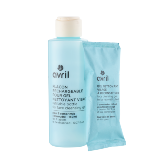 Kit gel nettoyant visage en pastilles + flacon