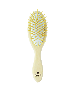 Brosse &agrave; cheveux en bois de h&ecirc;tre