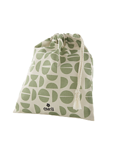 Organic cotton pouch Medium Blue Model