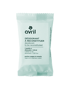 Desodorante para rellenar con aroma a salvia y romero