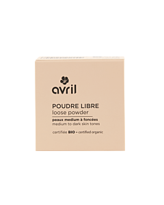 Loose powder for medium to dark skin tones