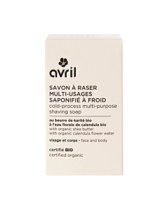 Savon &agrave; raser multi-usages saponifi&eacute; &agrave; froid