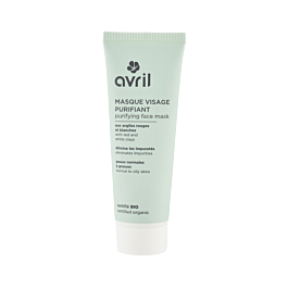 Purifying face mask, certified organic