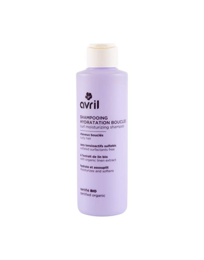 Moisturising shampoo for curly hair