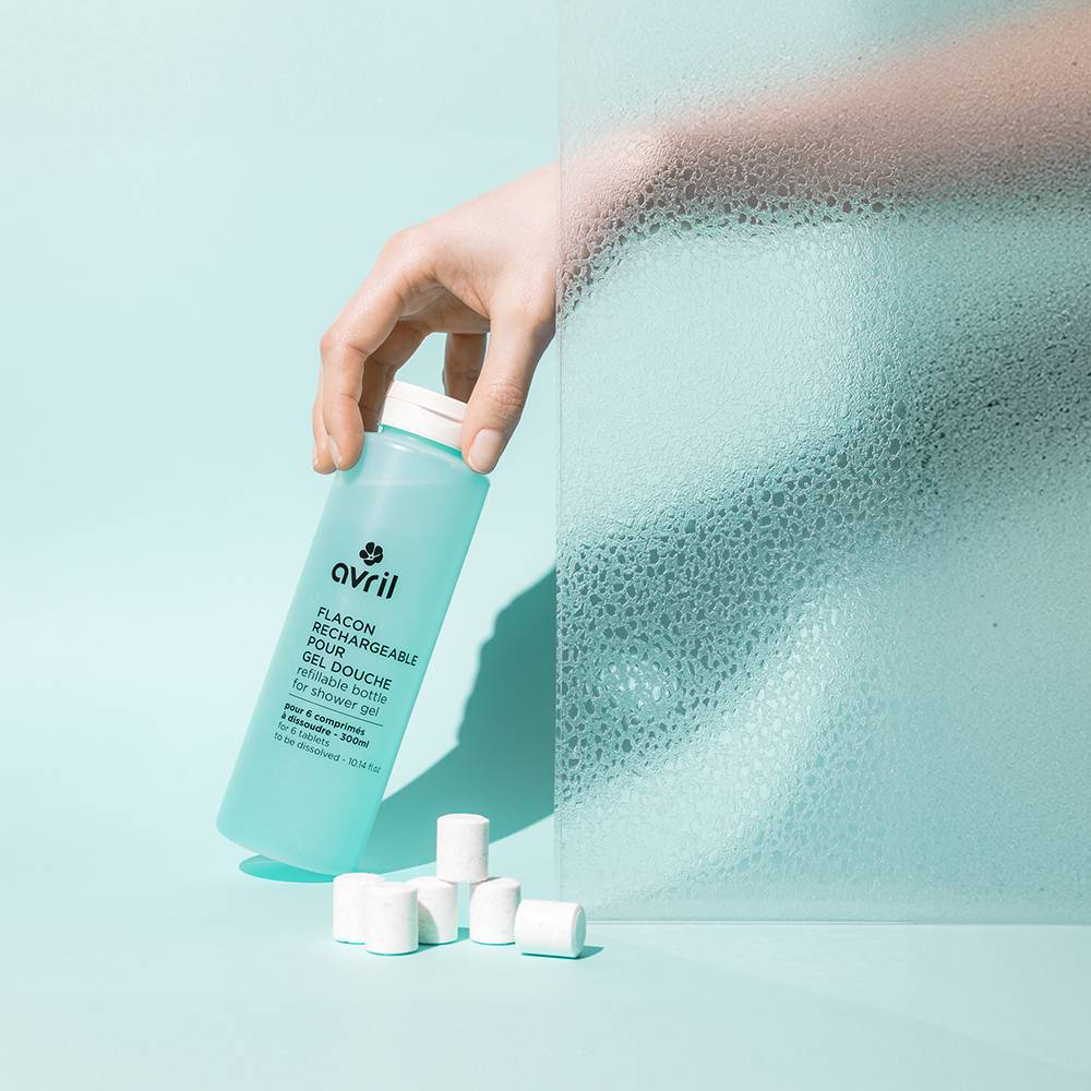 Flacons de soins rechargeables Avril Cosmétiques